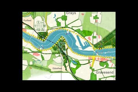 Terry Farrell's Thames Gateway masterplan, Ebbsfleet
